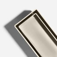 Ralo Oculto Linear De Embutir 5x50 Para Porcelanato Bege - 6