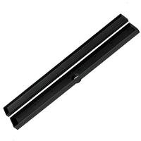 Ralo Oculto Linear De Embutir 5x50 Para Porcelanato Preto - 1