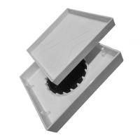 Ralo Oculto 15x15 Invisivel Para Piso Porcelanato Branco - 1