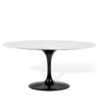Mesa Saarinen Oval Espírito Santo 198x122cm - Base Preta - 3