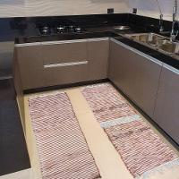 Jogo Mexicano Passadeira Cozinha Lavabo Kit 3 Pçs Modelos Tons Marrons - 3