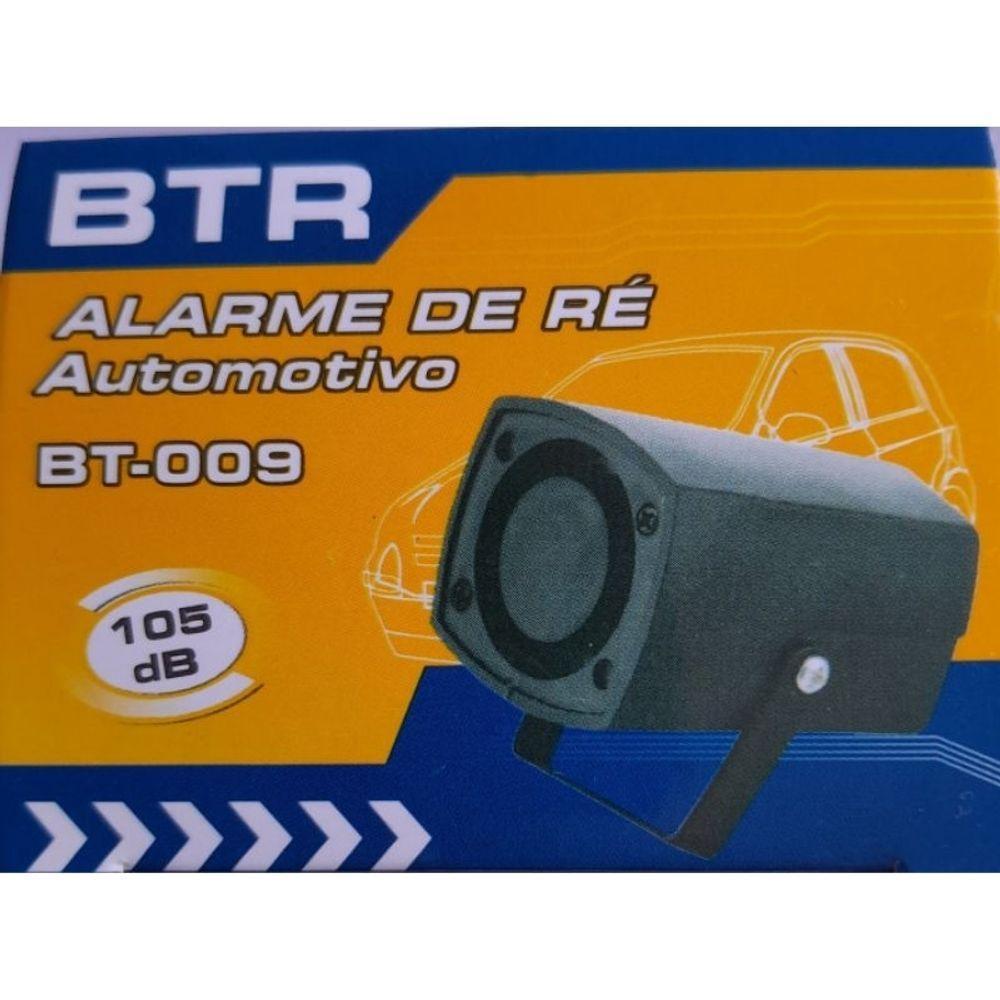 Sirene BTR Marcha Ré 12V Alarme Som Intermitente 10W - 6
