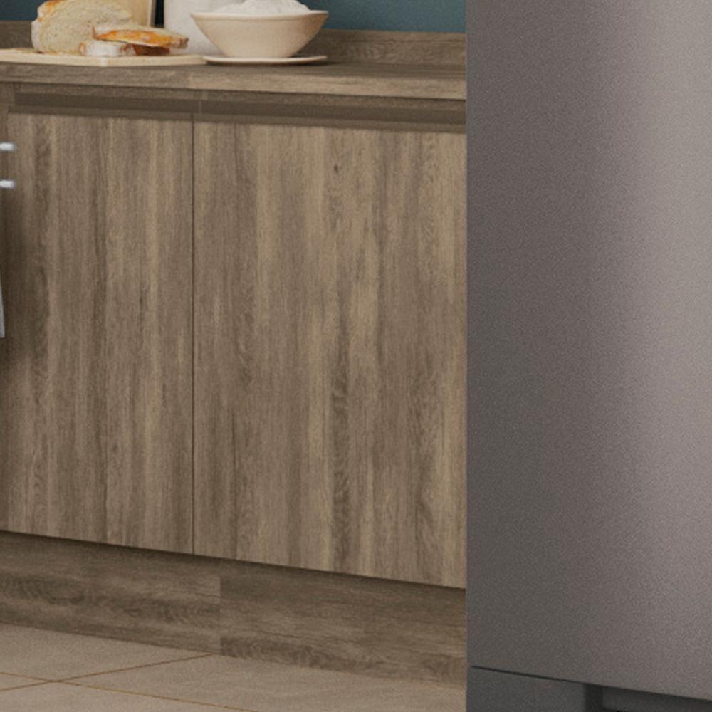 Balcao Com Tampo 1 Porta 60 Cm Maxxi G742 Kappesberg Nogal - 2