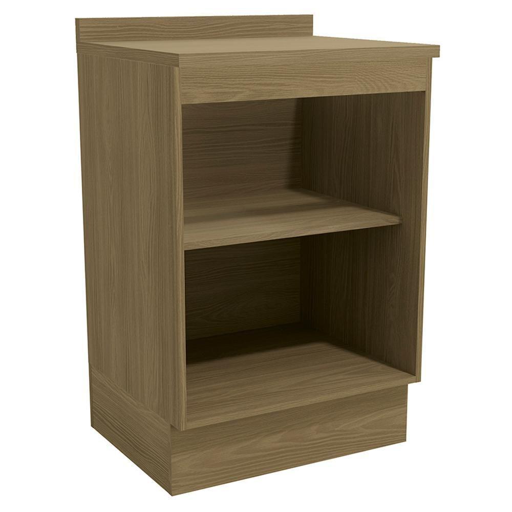 Balcao Com Tampo 1 Porta 60 Cm Maxxi G742 Kappesberg Nogal - 5