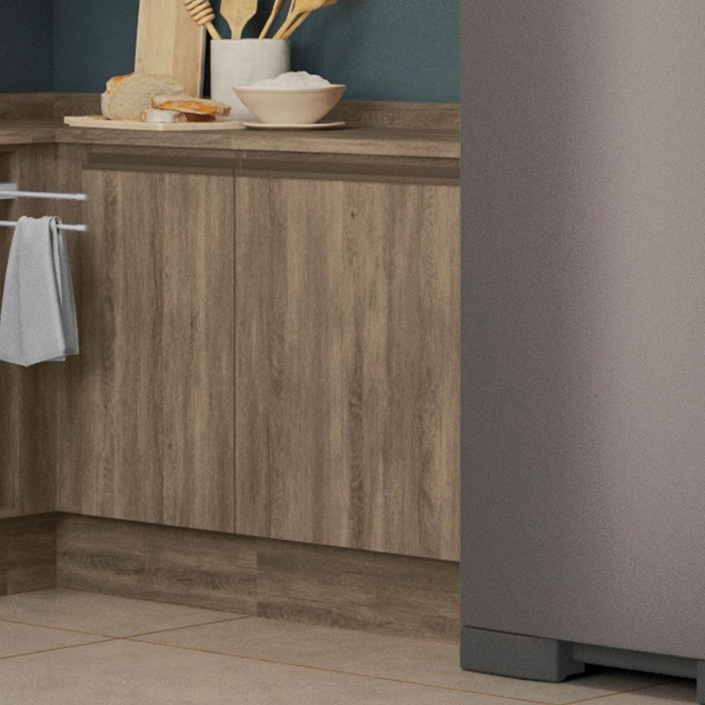 Balcao Com Tampo 1 Porta 60 Cm Maxxi G742 Kappesberg Nogal - 7