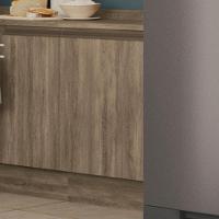 Balcao Com Tampo 1 Porta 60 Cm Maxxi G742 Kappesberg Nogal - 2