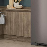 Balcao Com Tampo 1 Porta 60 Cm Maxxi G742 Kappesberg Nogal - 7