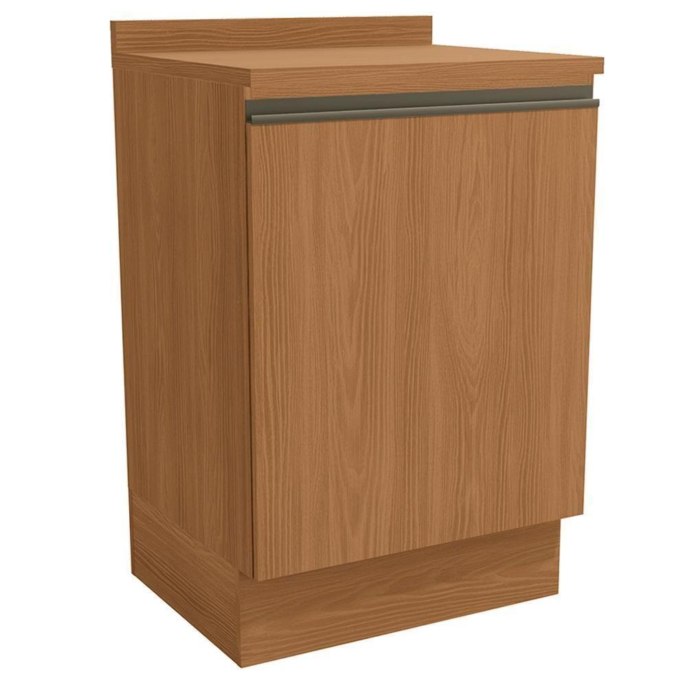 Balcao Com Tampo 1 Porta 60 Cm Maxxi G742 Kappesberg Canela - 1
