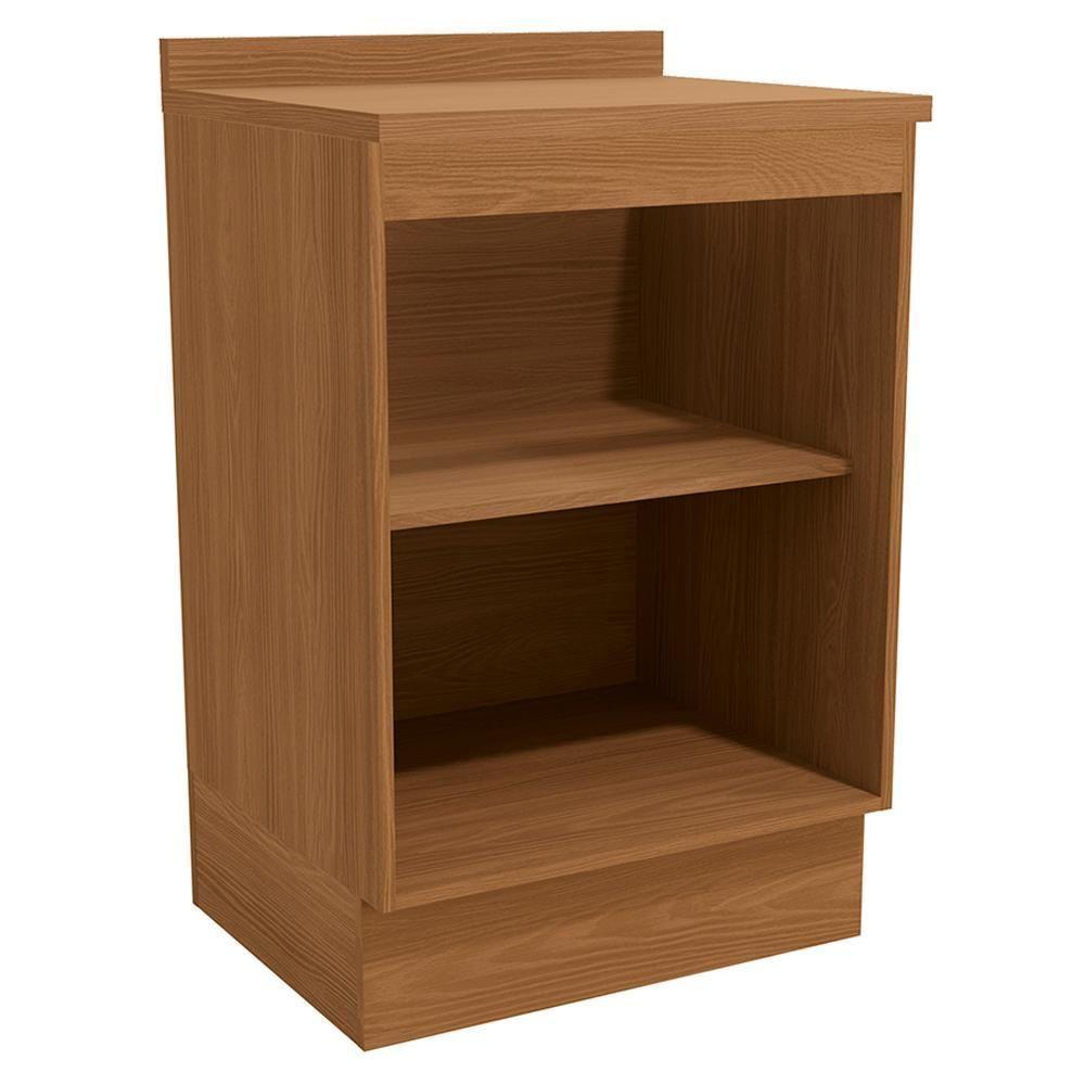 Balcao Com Tampo 1 Porta 60 Cm Maxxi G742 Kappesberg Canela - 5