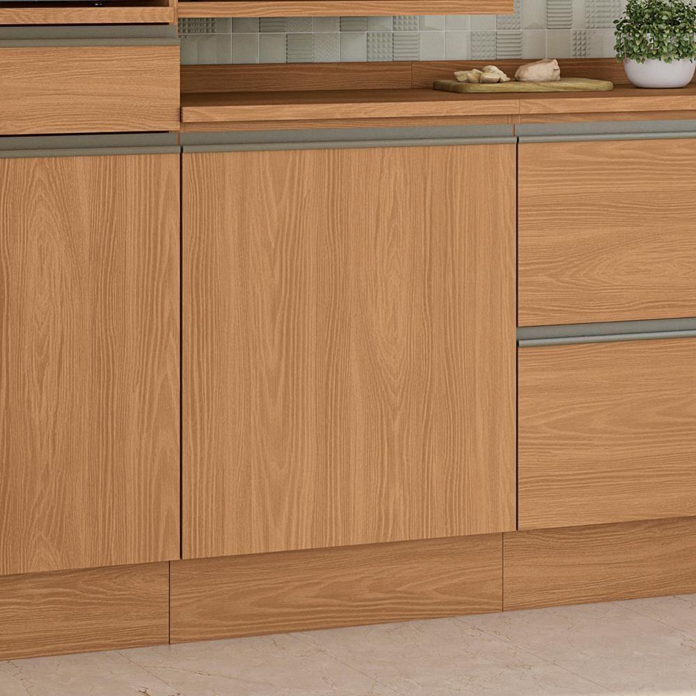 Balcao Com Tampo 1 Porta 60 Cm Maxxi G742 Kappesberg Canela - 7