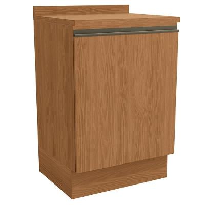 Balcao Com Tampo 1 Porta 60 Cm Maxxi G742 Kappesberg Canela