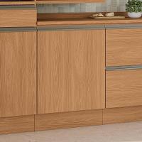 Balcao Com Tampo 1 Porta 60 Cm Maxxi G742 Kappesberg Canela - 7