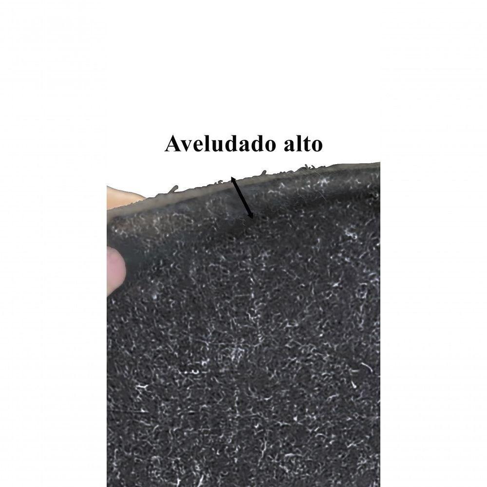 Carpete Forração Forro Alto Aveludado Resinado 2,00x2,50 Preto Mescla - 4