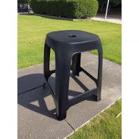 Banco Plástico Banqueta Resistente Cantos Arredondados - 1