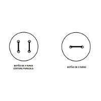 Botoneira 2 E 4 Furos Direct Drive - 220v - 2