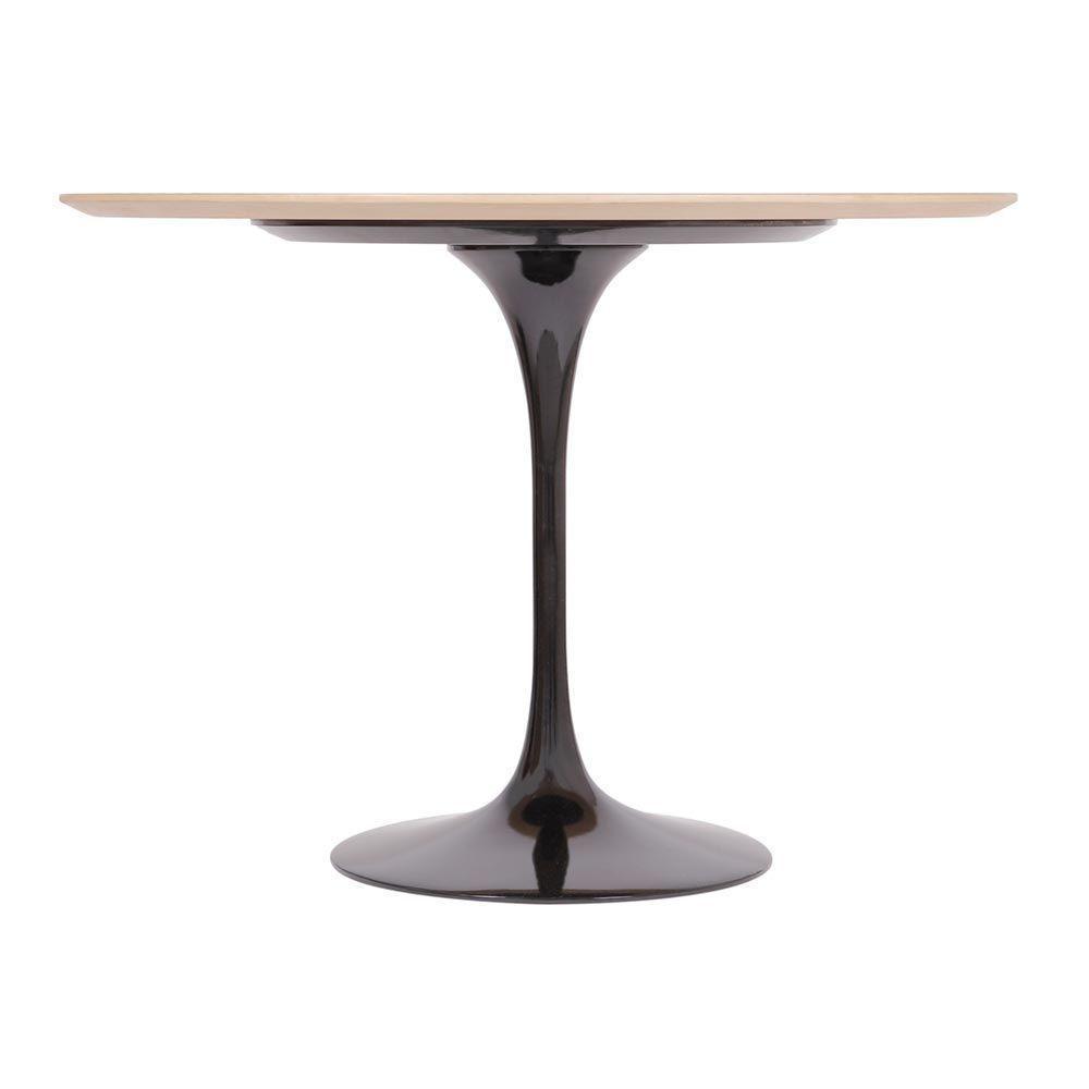 Mesa Saarinen Redonda Freijó 107cm - Base Preta - 2