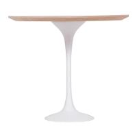 Mesa Saarinen Redonda Fórmica Branca 137cm - Base Branca - 2