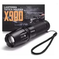 Lanterna Super Forte Tática Militar X900 Recarregável Com Zoom - 2