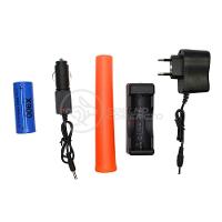 Lanterna Tática Militar X900 Com Bateria Recarregável Zoom Ajustável Com Sinalizador Incluso - 6