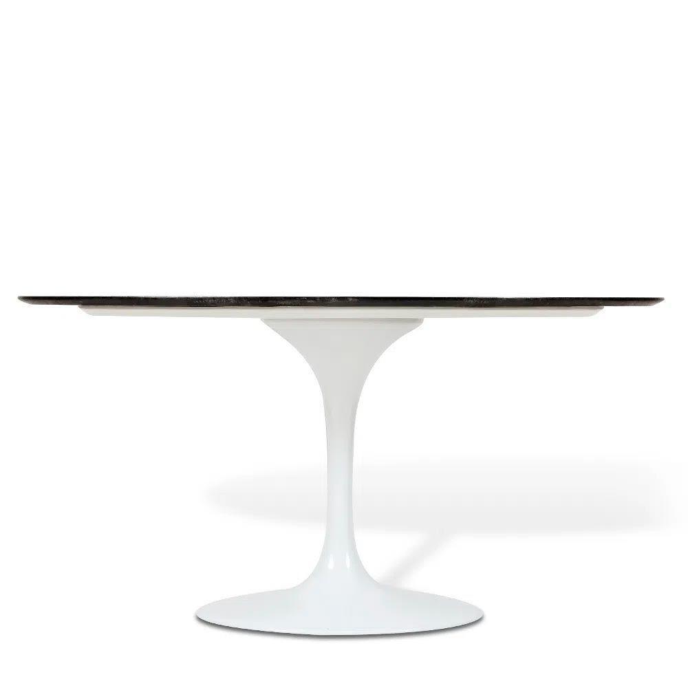Mesa Saarinen Oval São Gabriel 180x100cm - Base Branca - 2