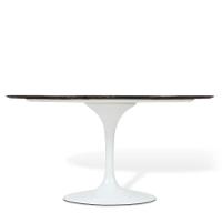 Mesa Saarinen Oval São Gabriel 180x100cm - Base Branca