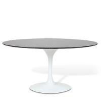 Mesa Saarinen Oval São Gabriel 180x100cm - Base Branca - 7