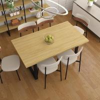 Mesa De Jantar Queens R 160x90x77cm Qemj9160r Vermont Oak - Est.preta Vermont Oak/est.preta