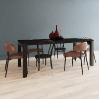 Mesa De Jantar Bronx U 200x90x77cm Brmj9200u Preto Tx - Est.preta Preto Tx/est.preta - 2