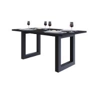 Mesa De Jantar Bronx R 160x90x77cm Brmj9160r Preto Tx - Est.preta Preto Tx/est.preta - 5