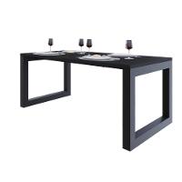 Mesa De Jantar Bronx 180x90x77cm Brmj9180 Preto Tx - Est.preta Preto Tx/est.preta - 5