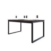 Mesa De Jantar Yon 160 X 90 X 76 Cm Terracota/est.preta Terracota/est.preta - 5