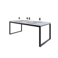 Mesa De Jantar Yon 200 X 90 X 76 Cm Branco Tx/est.preta Branco Tx/est.preta - 5