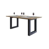 Mesa De Jantar Bronx Rg2 180x90x77cm Brmj9180rg2 Vermont Oak - Est.preta Vermont Oak/est.preta - 5