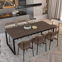 Mesa De Jantar Yon 200 X 90 X 76 Cm Terracota/est.preta Terracota/est.preta