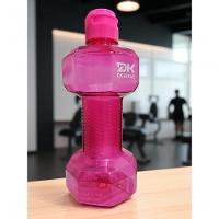 Garrafa De água Academia Halter Dk Dkebras Fitness 1,5l Rosa - 2
