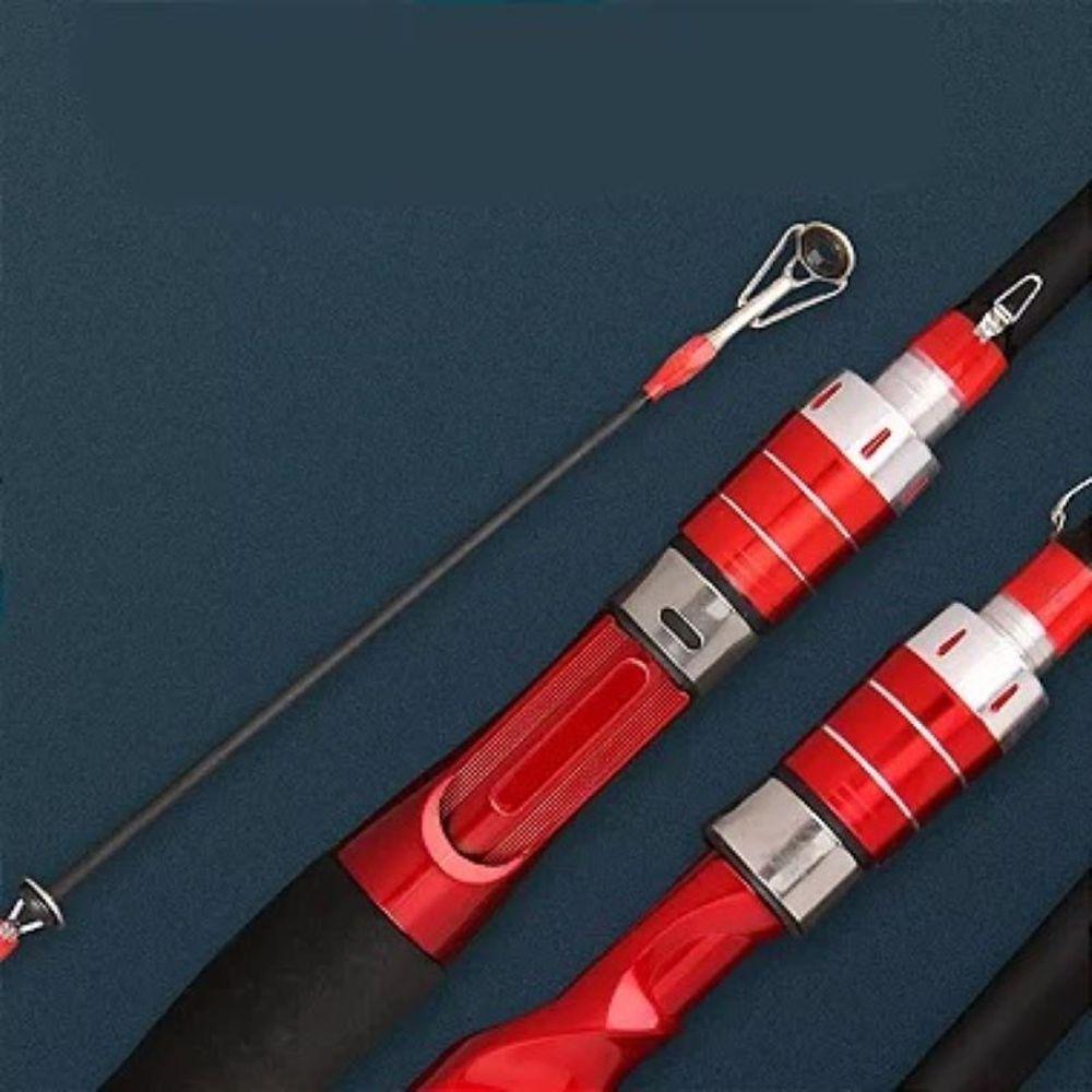 Carretilha Anti Cabeleira 19 Rolamentos E Vara Carbono 1,80m - 2