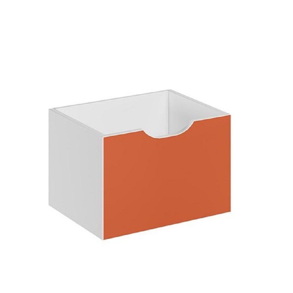 Kit Com 3 Gavetas Organizadoras 1479 Qmovi Laranja Amarelo E Vermelho - 4