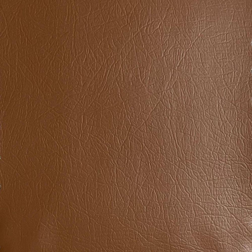 Poltrona Giratória Angra Base Cromada Cor:material Sintético Caramelo 302 - 6