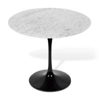 Mesa Saarinen Redonda Carrara 124cm - Base Preta - 5