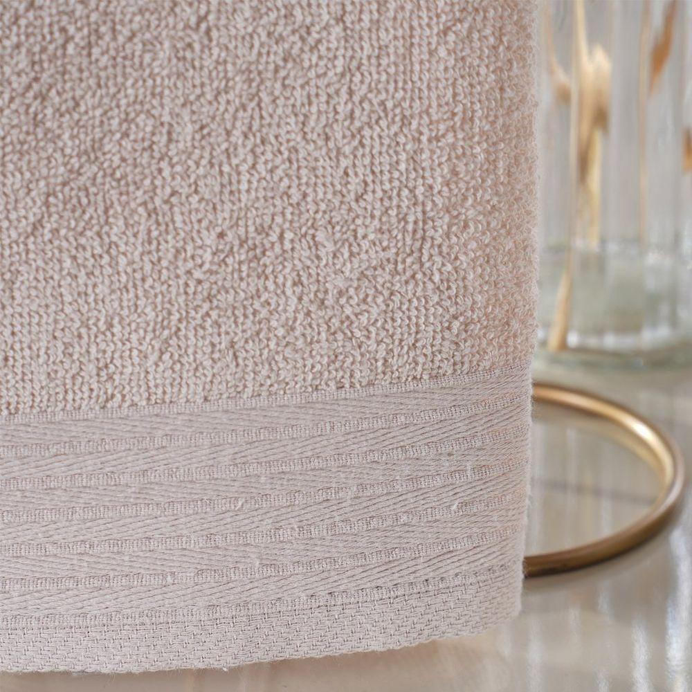 Kit 4 Toalha De Lavabo Glamour 100% Algodão 30x50cm Pergaminho - 2