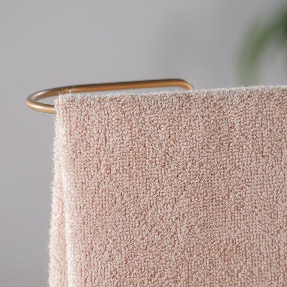 Kit 2 Toalha De Lavabo Glamour 100% Algodão 30x50cm Champagne - 2