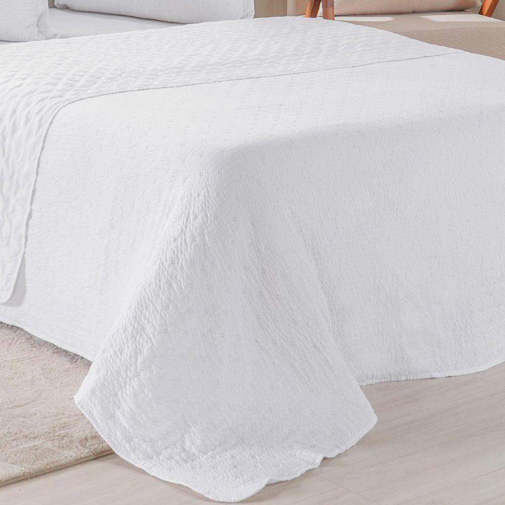 Kit Colcha Queen Santorini New 240x260cm Branco - 5