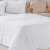Kit Colcha Queen Santorini New 240x260cm Branco