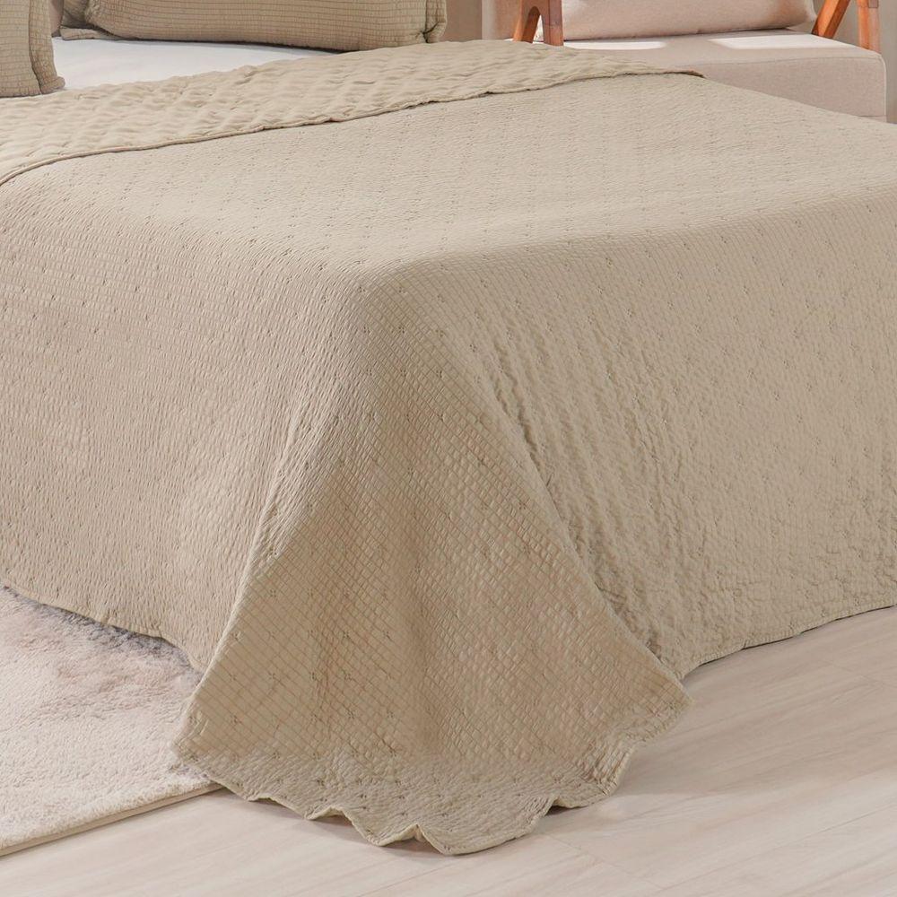 Kit Colcha Queen Santorini New 240x260cm Linho - 4