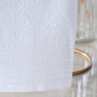 Kit 2 Toalha De Lavabo Glamour 100% Algodão 30x50cm Branco - 2