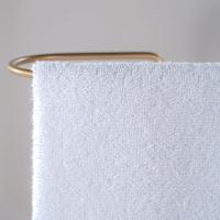 Kit 2 Toalha De Lavabo Glamour 100% Algodão 30x50cm Branco