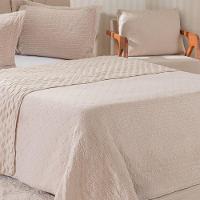 Kit Colcha Casal Santorini New 220x240cm Biscuit - 3