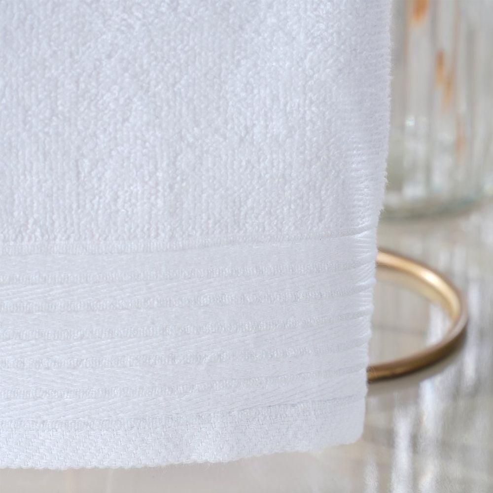 Toalha De Lavabo Glamour 100% Algodão 30x50cm Branco - 2
