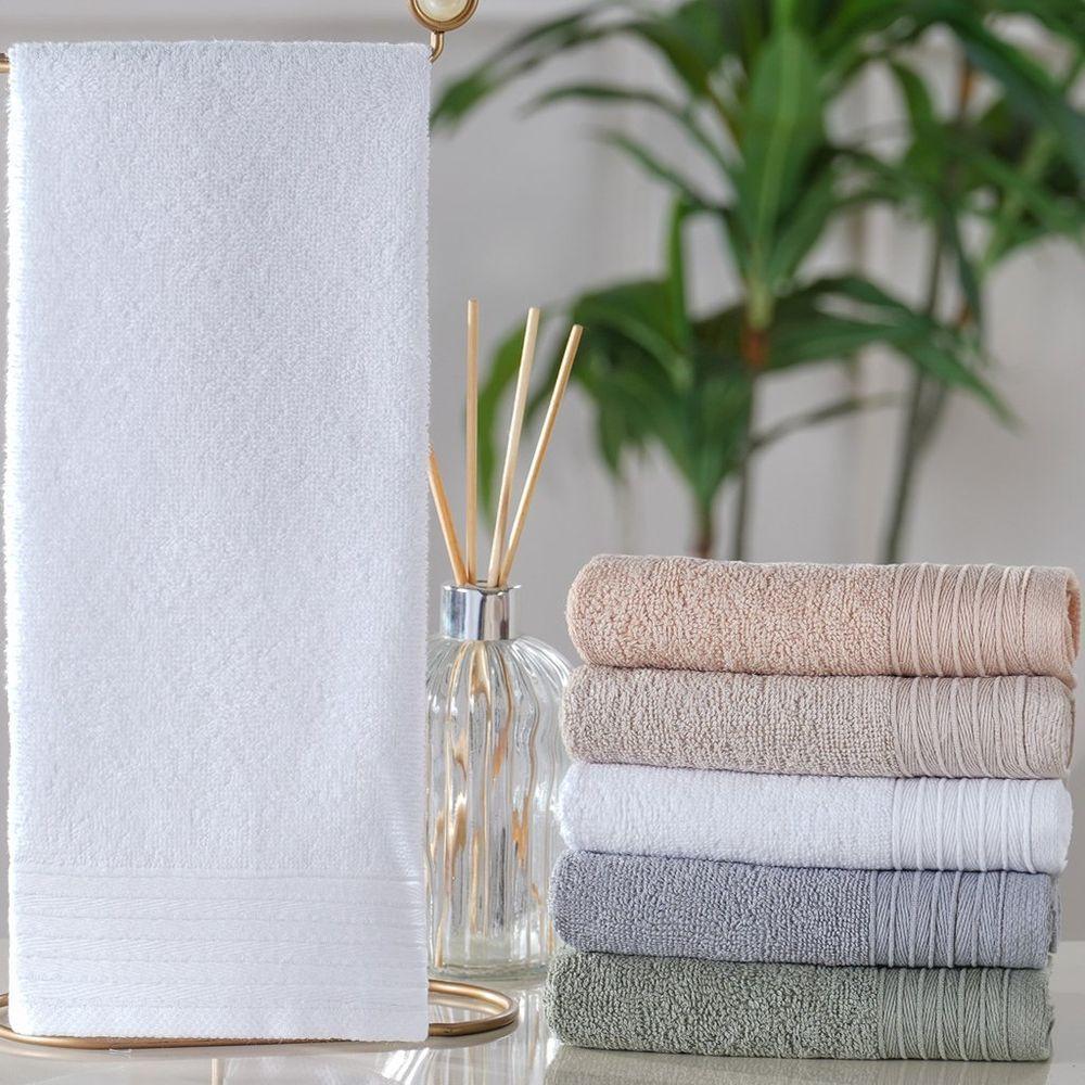 Toalha De Lavabo Glamour 100% Algodão 30x50cm Branco - 4