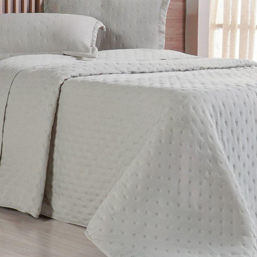 Kit Colcha Queen Miraggio New Soft 240x260cm Verde Alfafa - 4